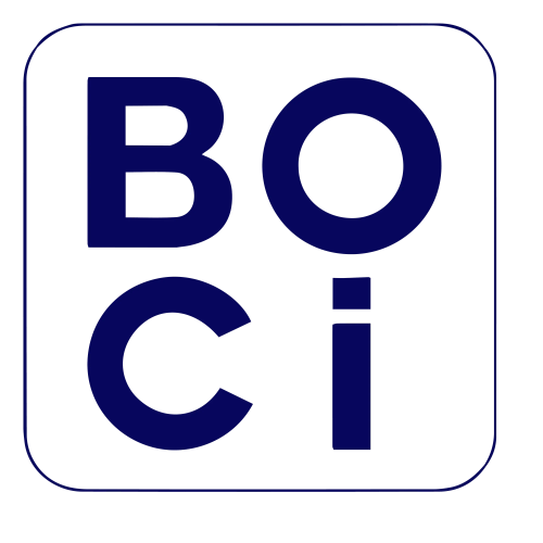 Logo BOCI aux bords arrondis