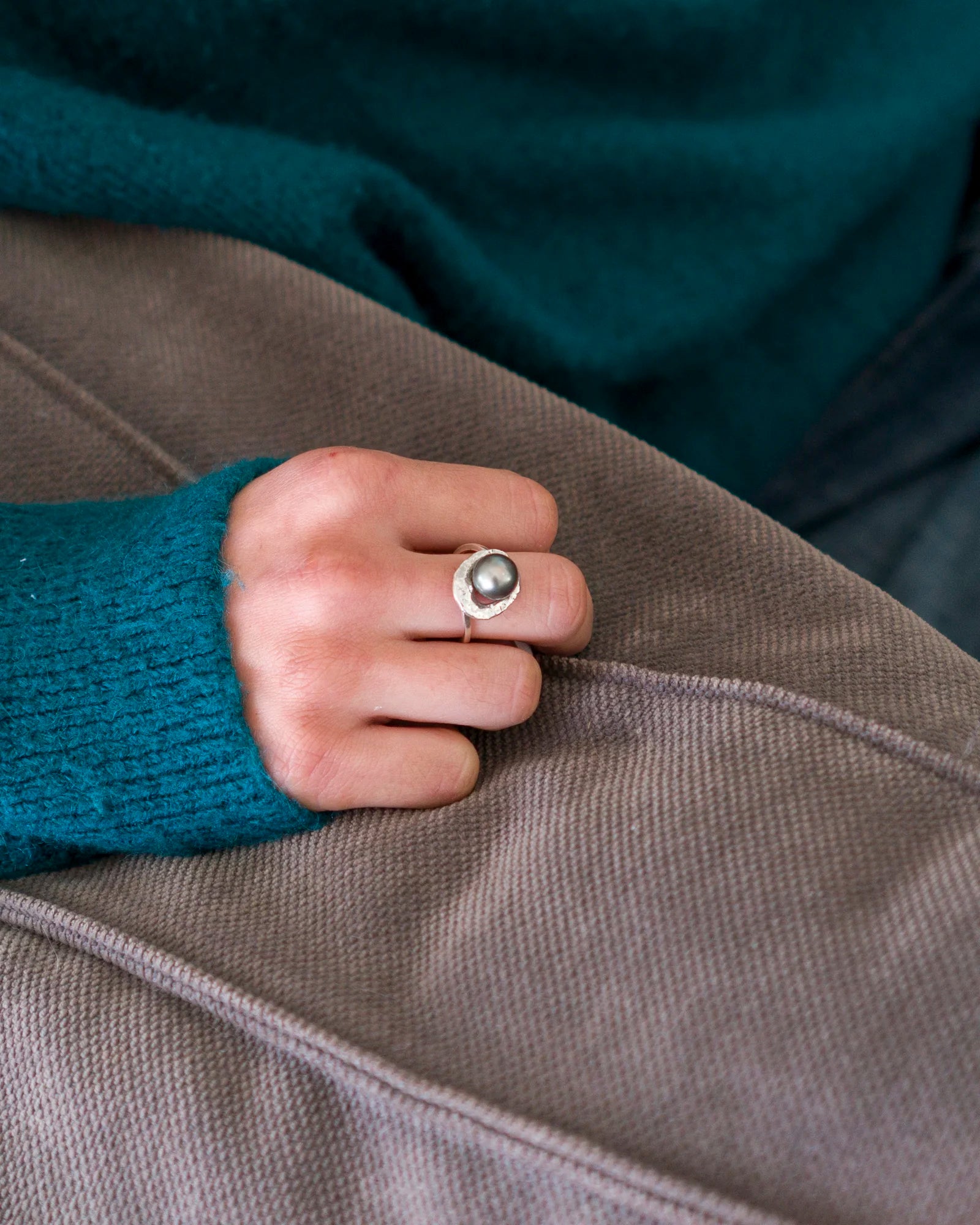 Bague Meteor argent 925 vue latérale
