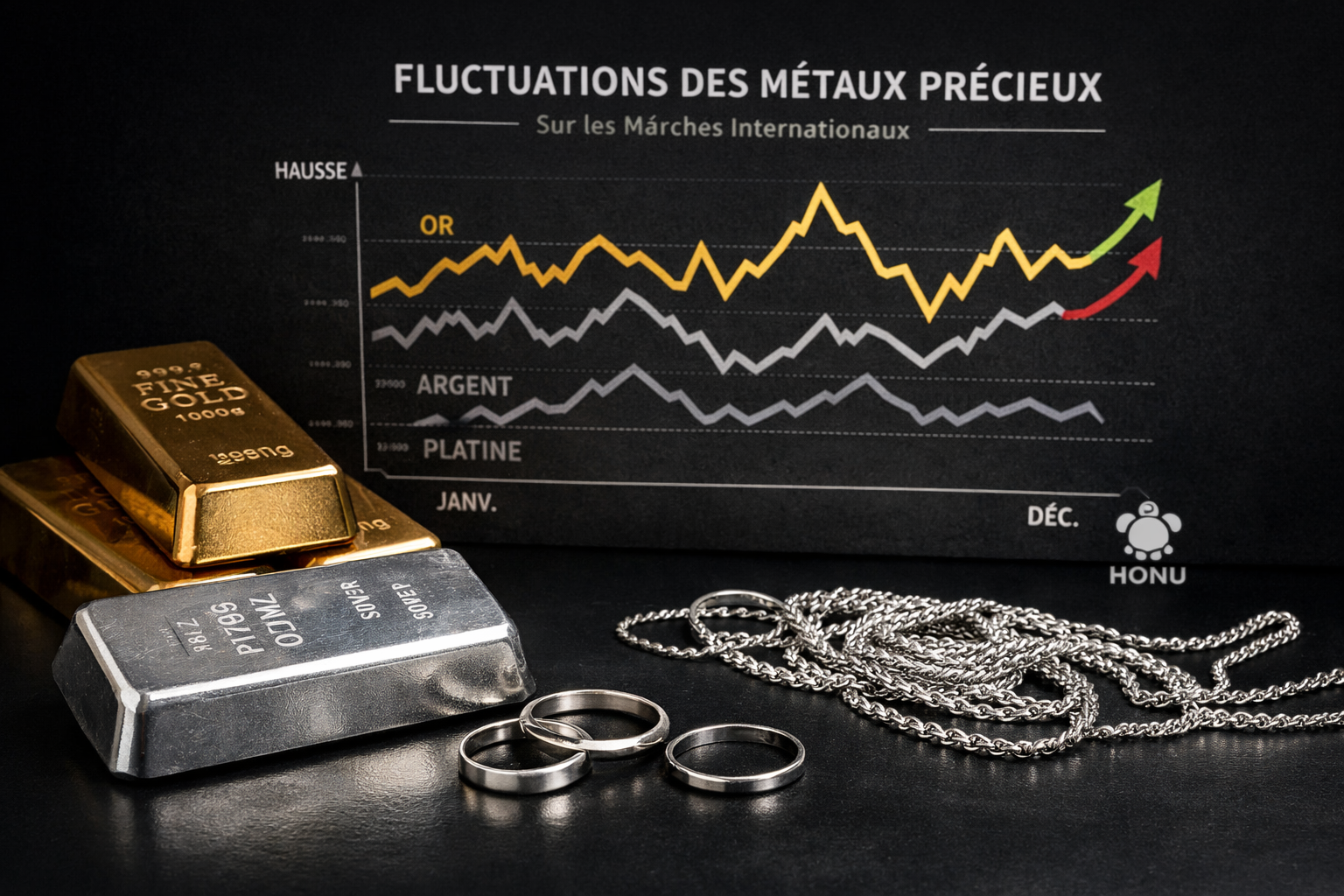 Prix Or et Argent 2025-2026 : Impact sur les Bijoux