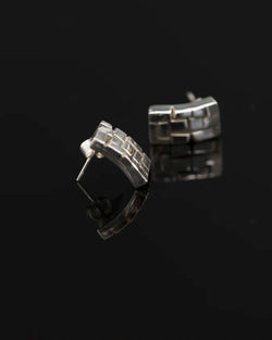 Boucles d'Oreilles Block B. argent 925 Collection Josephine B