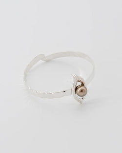 Bracelet Iris argent 925 perle de Tahiti Collection Brut