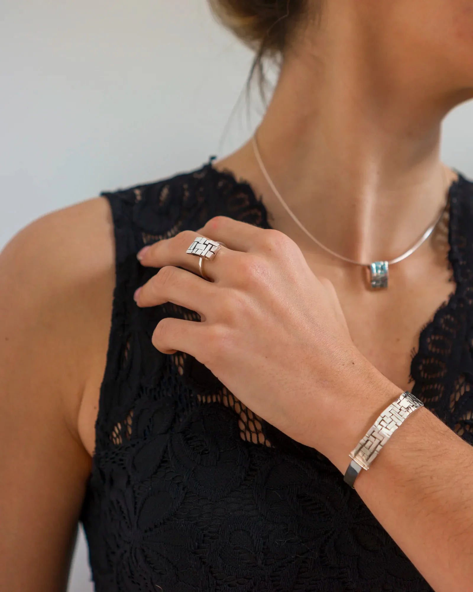 Bijoux Joséphine B. — argent massif et perles de Tahiti