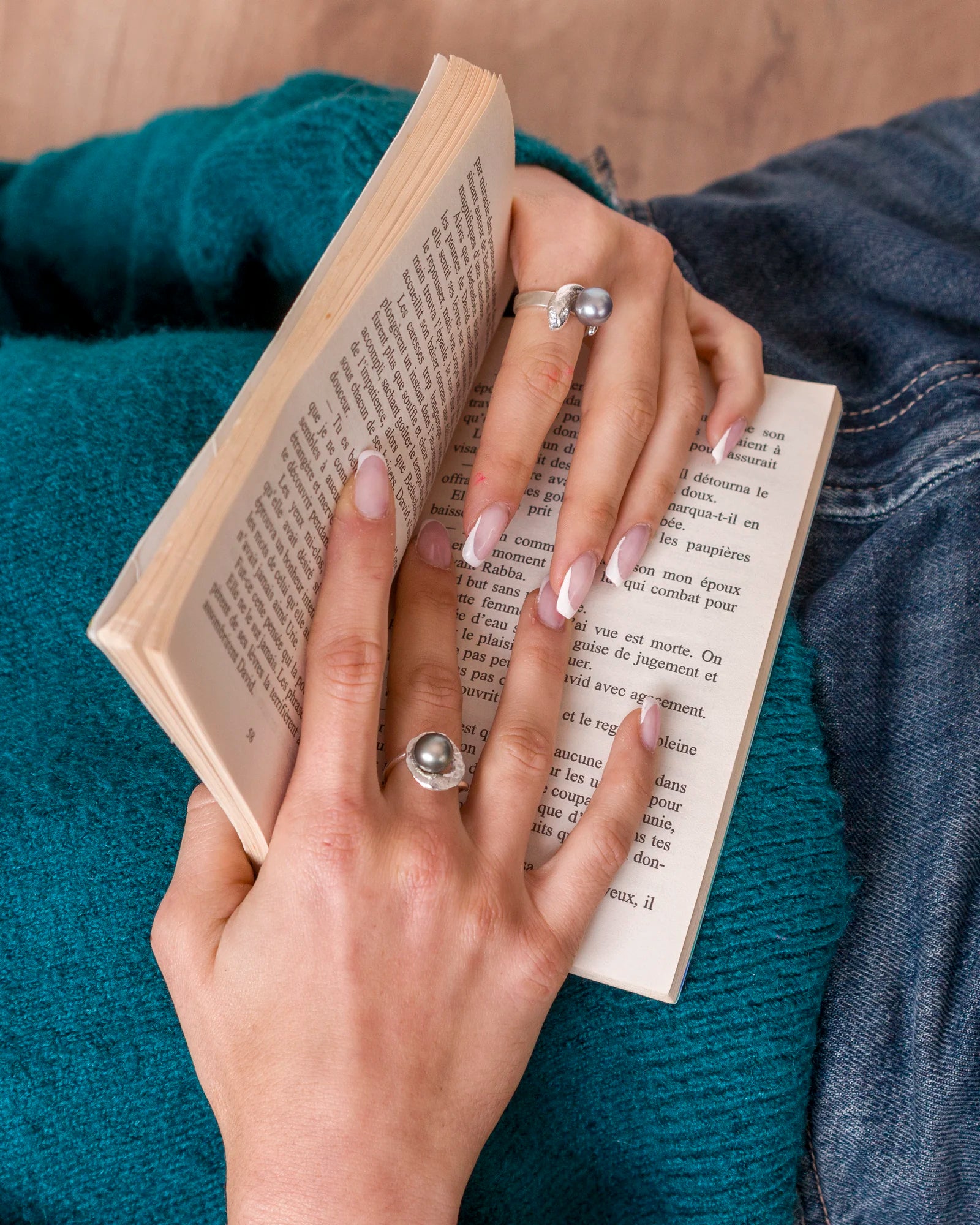 Bague Meteor argent 925 gros plan