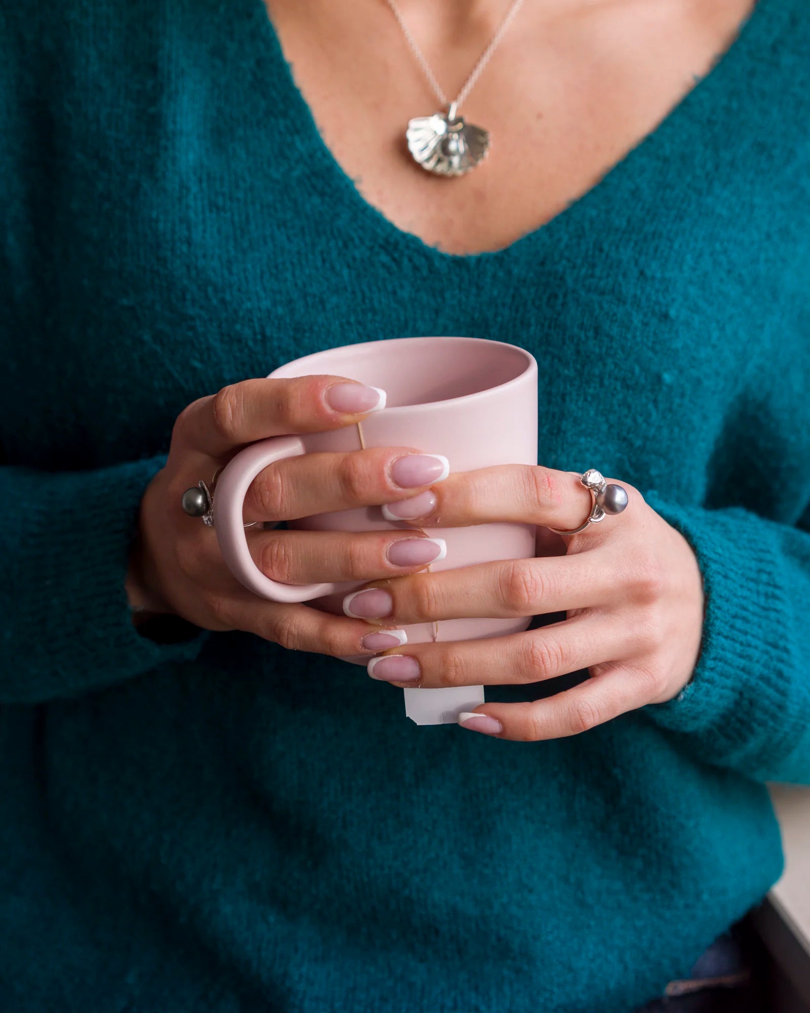 Bague Alien vue arriere argent massif Collection Brut