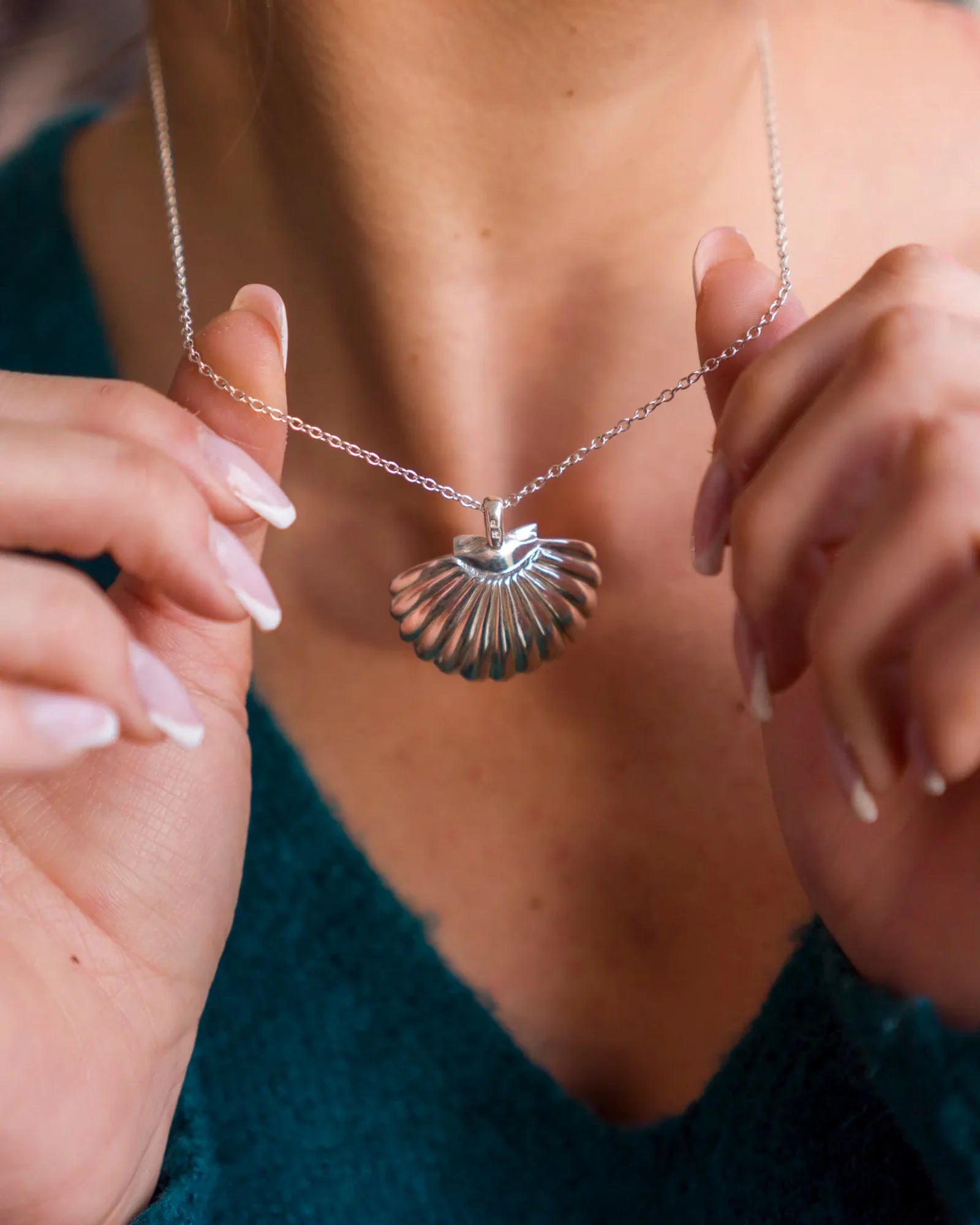 Pendentif Vaihau n°2 argent 925 vue dessus